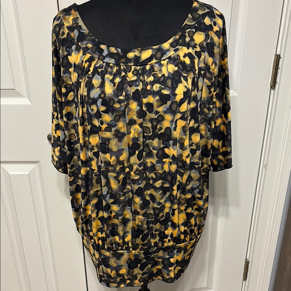 AGB Pleated Front Blouse